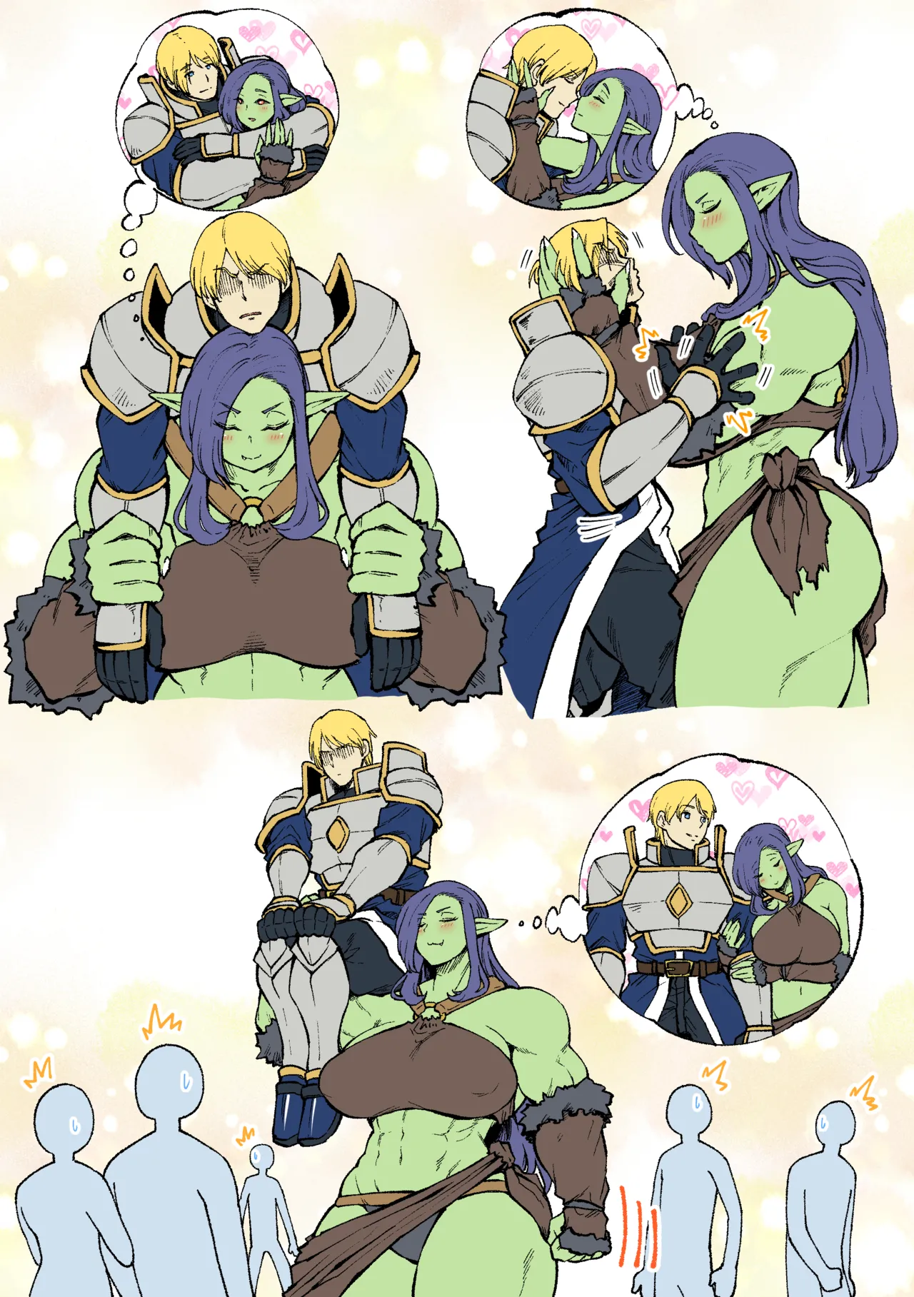 - Female Ork and Man Knight page 5 full