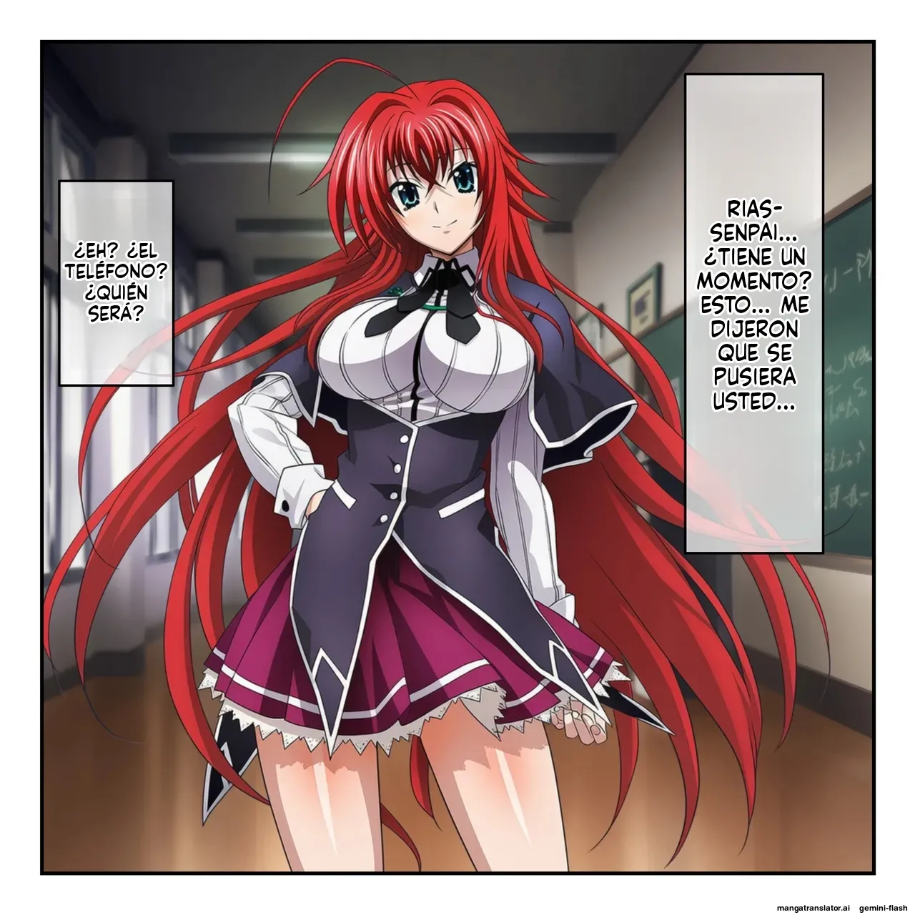 High School DxD Rias &amp; Akeno are transformed into men's sexual slaves with a hypnosis app  MTL page 3 full