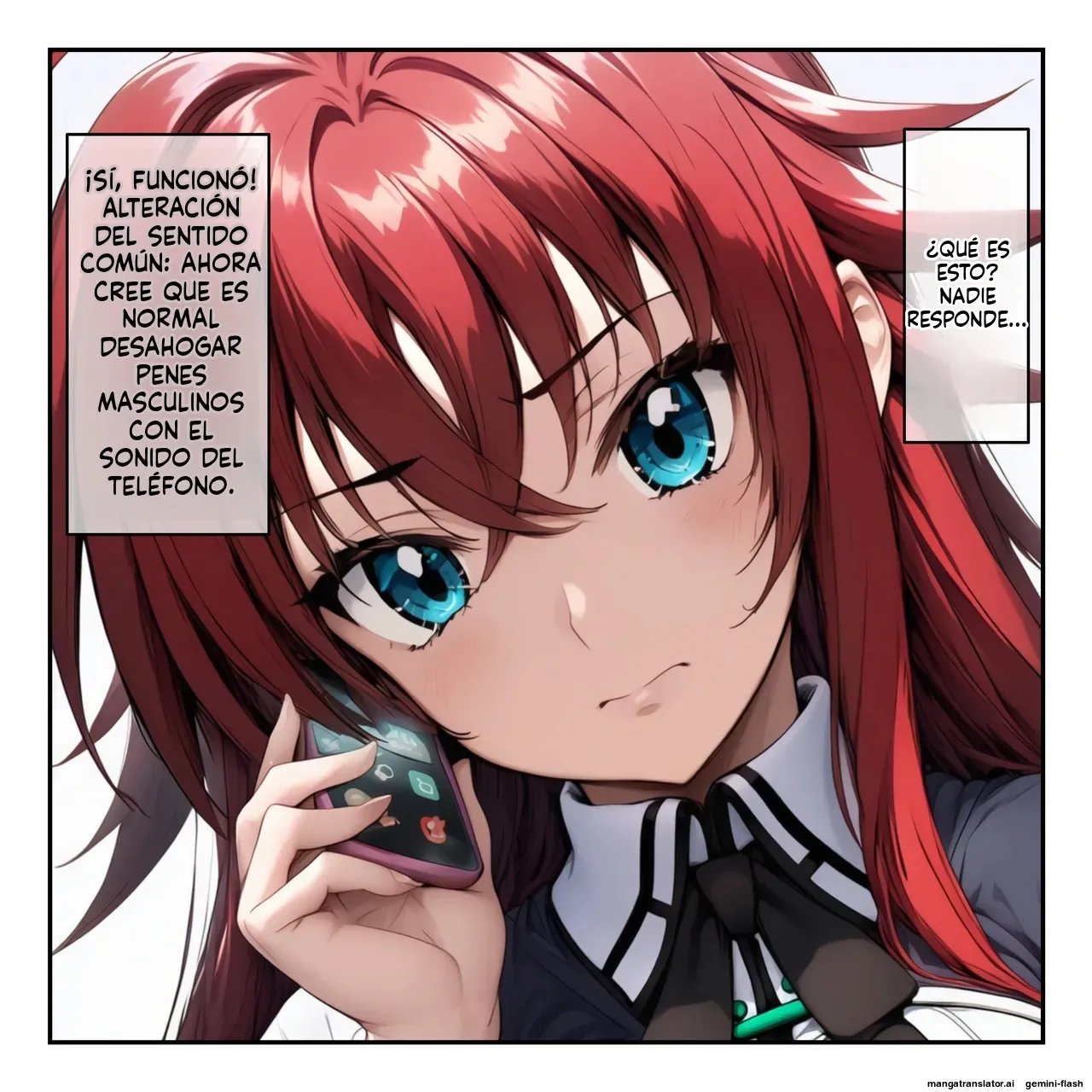 High School DxD Rias &amp; Akeno are transformed into men's sexual slaves with a hypnosis app  MTL page 4 full