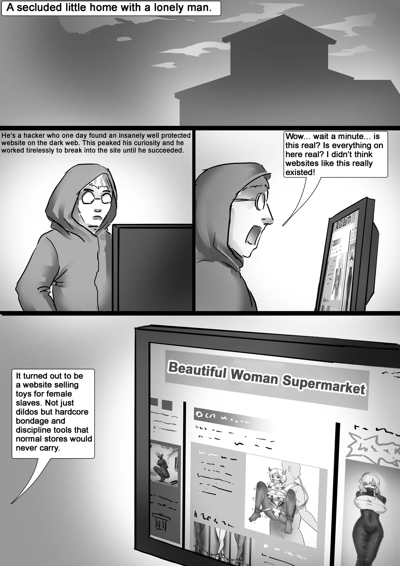 Beautiful Woman Supermarket 1-2 page 2 full