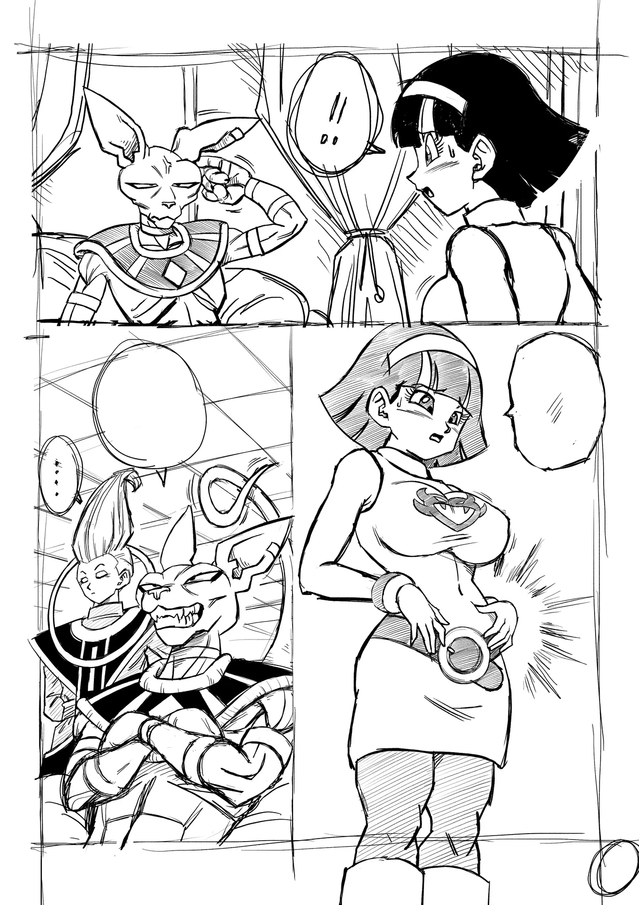 VIDEL X BEERUS ARTWORK PROCESS page 10 full