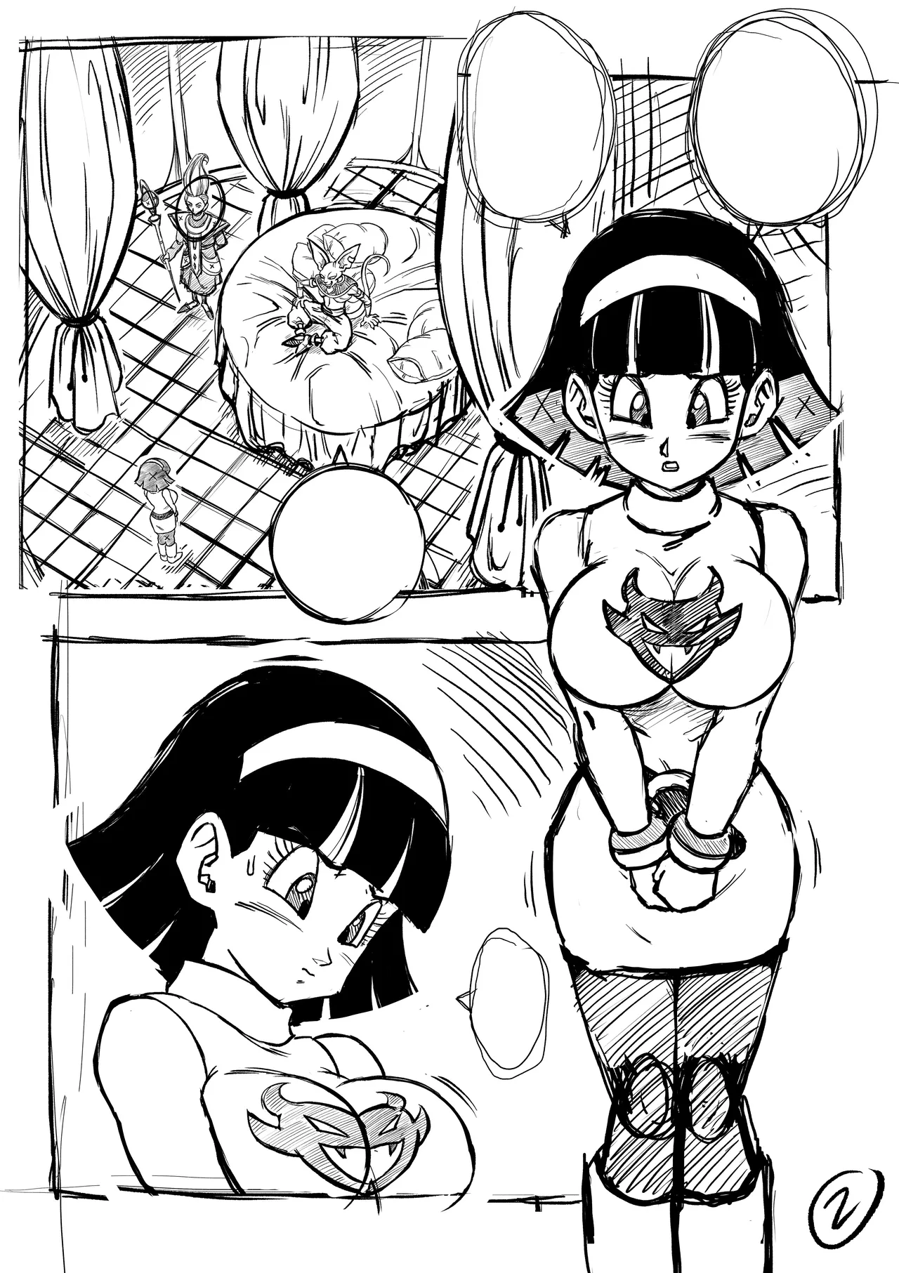 VIDEL X BEERUS ARTWORK PROCESS page 9 full