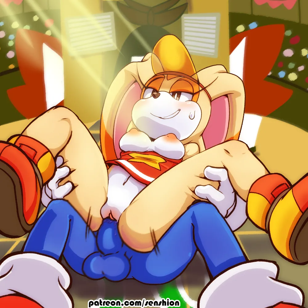 Older/Aged-up Cream the Rabbit page 1 full