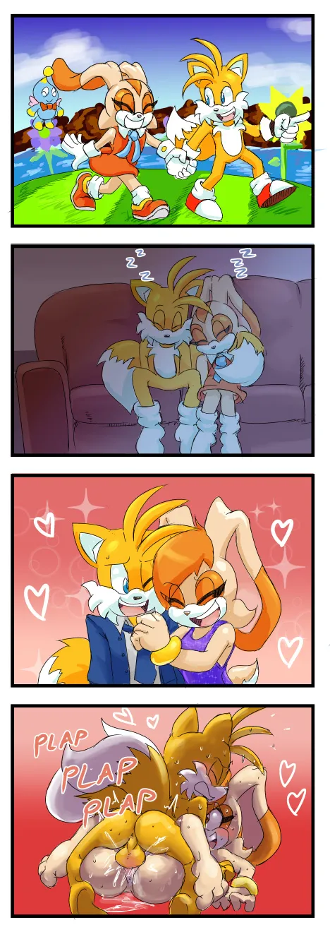 Older/Aged-up Cream the Rabbit page 2 full