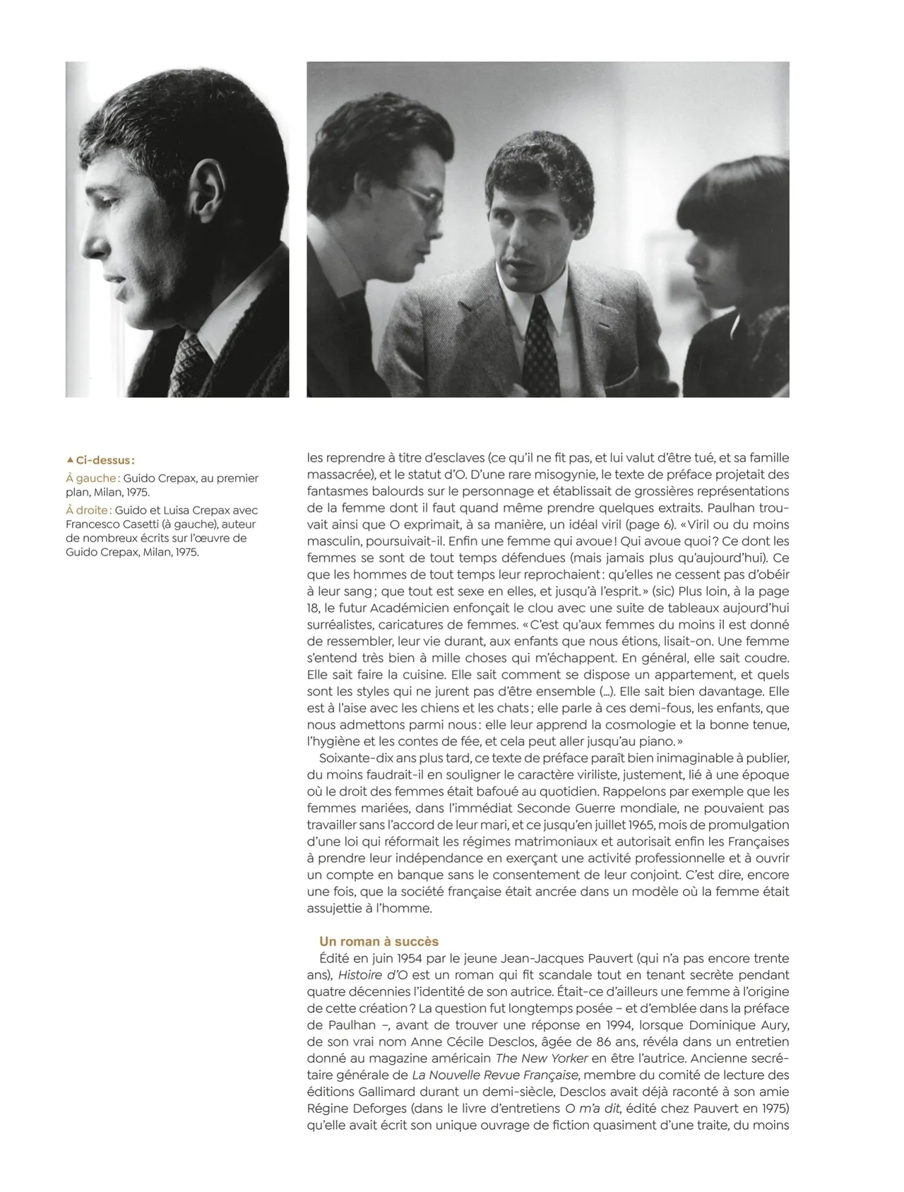 Histoire d'O Suivi de La Vénus à la Fourrure page 8 full