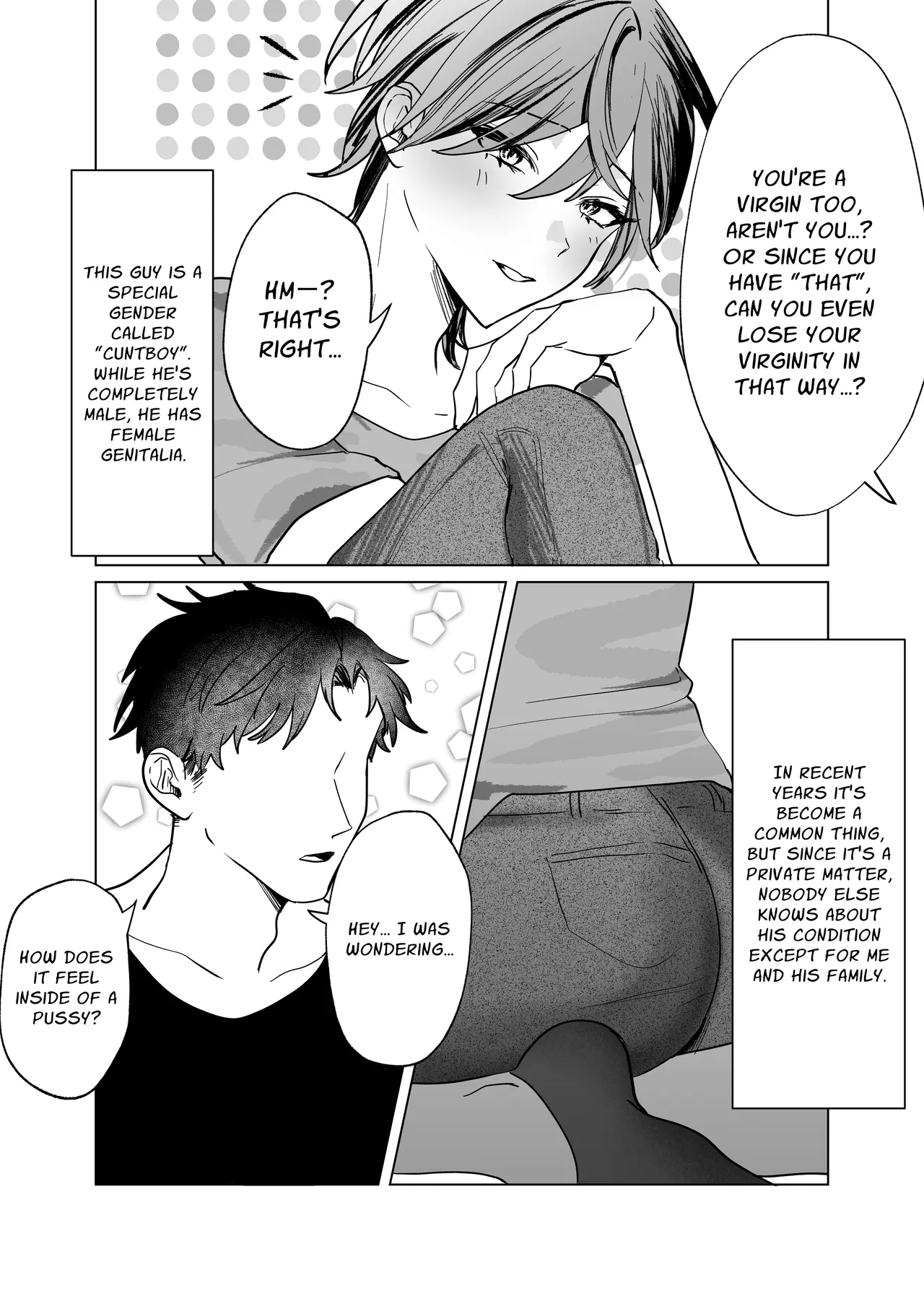 Taking Care Of My Cuntboy Friend's Private Parts page 5 full