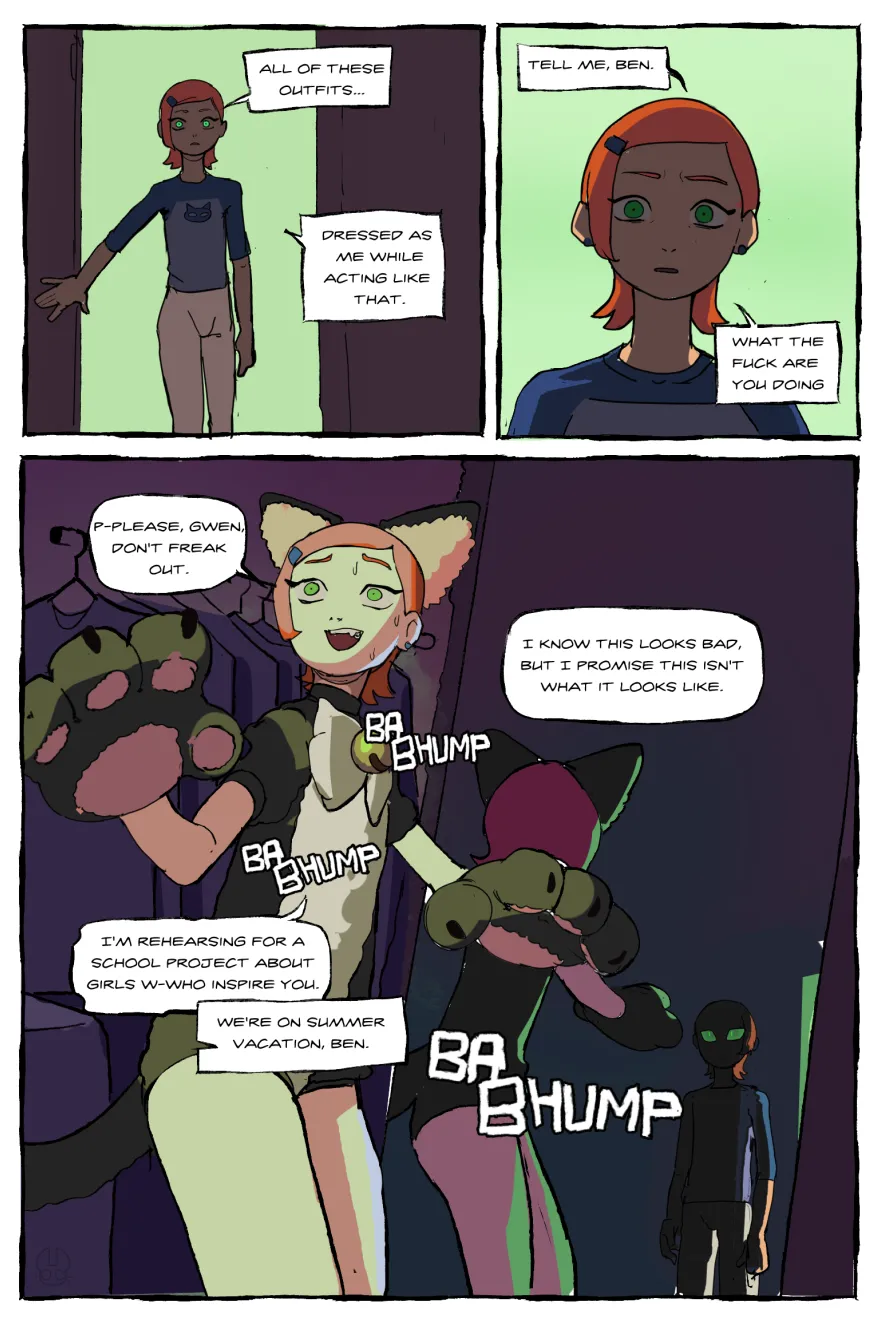 'Gwen' comics page 2 full