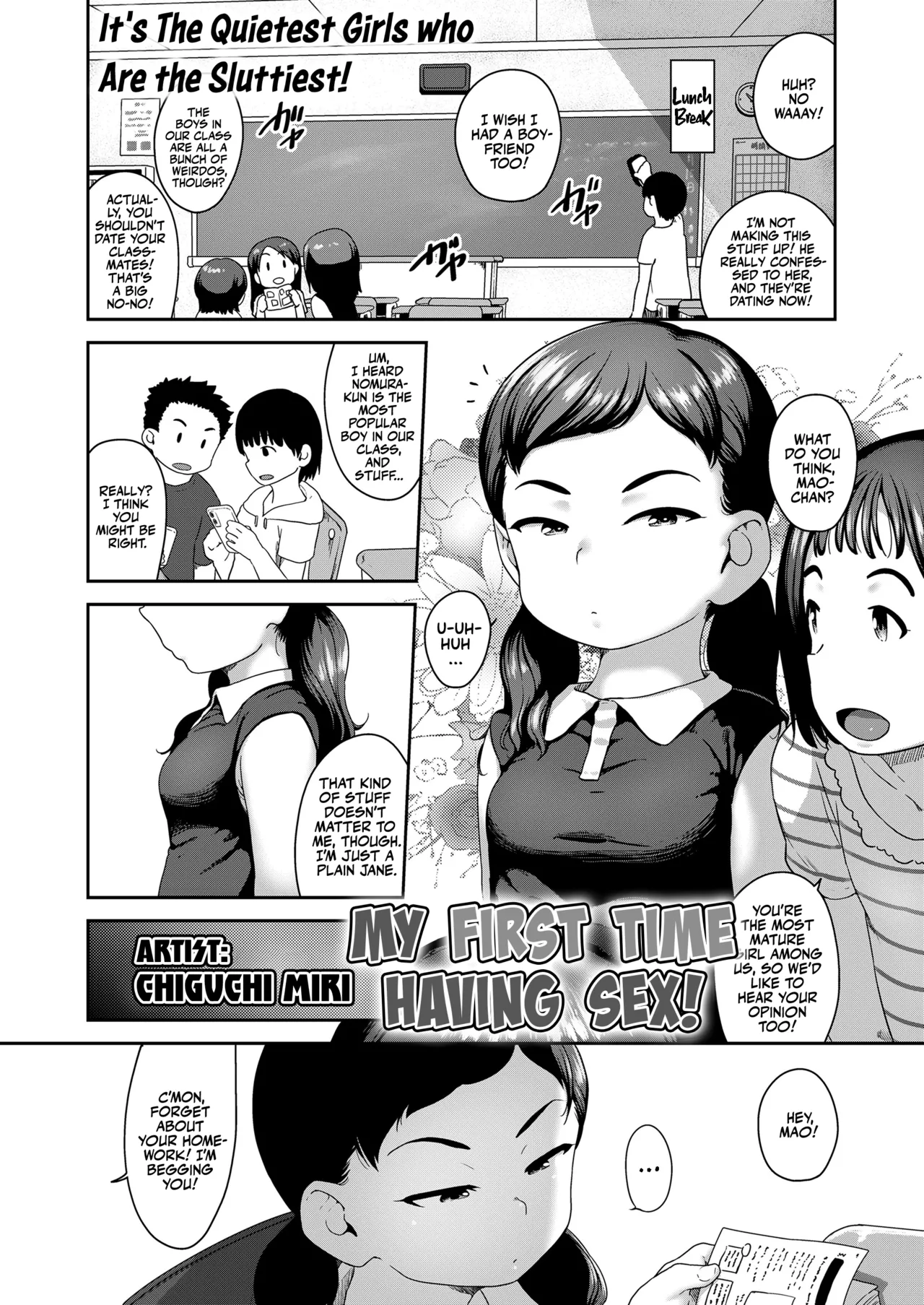 Daitai Hatsu H-desu! | My First Time Having Sex! page 1 full