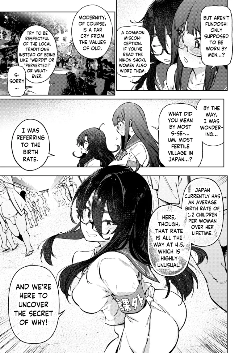 Himitsu Meikyuu Circle: Kodakara Onsen de no Rankou Tanetsuke Taiken Houkoku | The Mystery Unravelers' Club: Breeding Orgy Field Report from the Fertility Hot Springs page 6 full