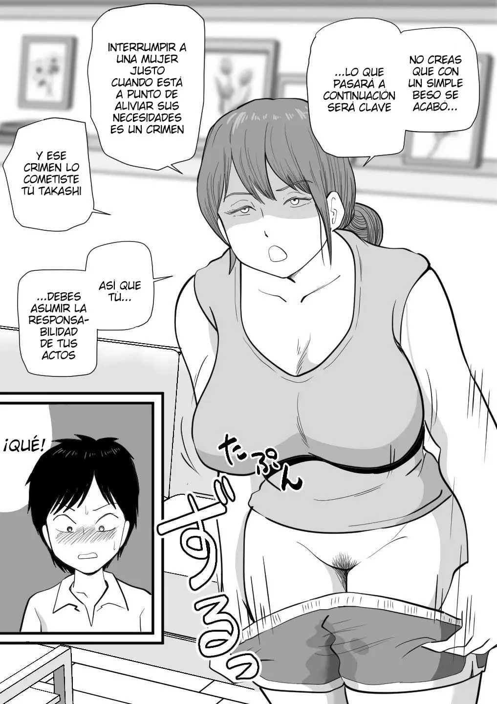 Neboketa Kaasan ga Erokunatte Semattekuru｜Mi Madre Soñolienta Está Excitada y se me Insinúa page 10 full