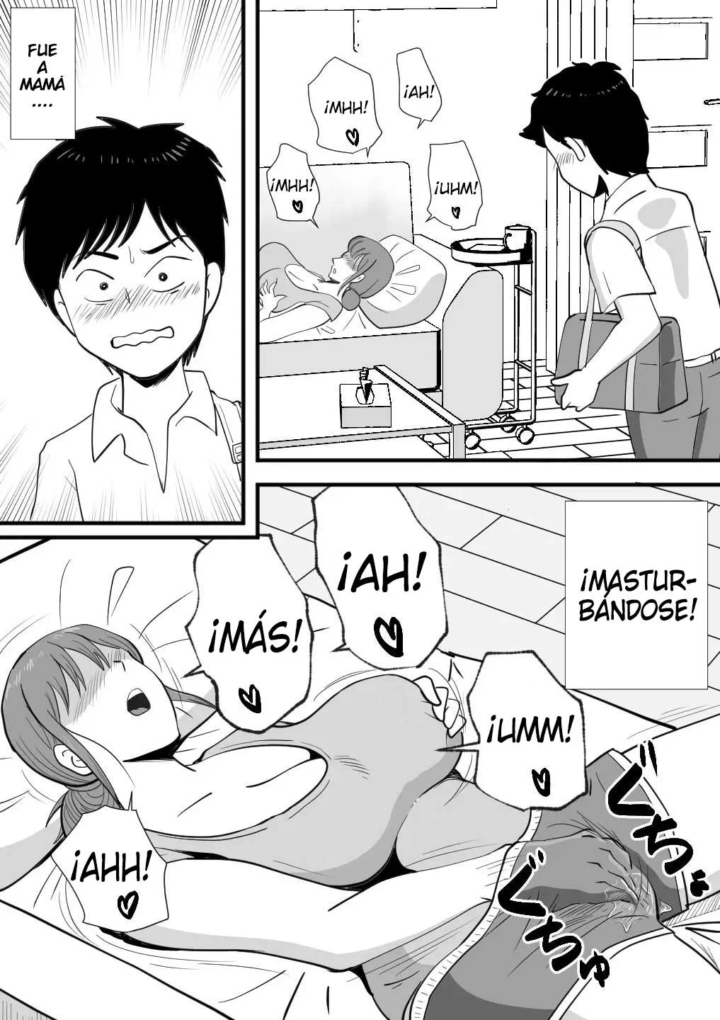 Neboketa Kaasan ga Erokunatte Semattekuru｜Mi Madre Soñolienta Está Excitada y se me Insinúa page 4 full