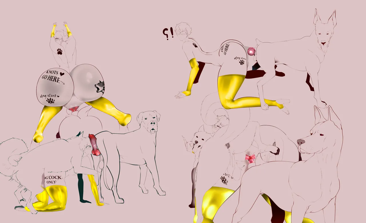 twitter : @xgh0stex DOG GANGBANG page 5 full