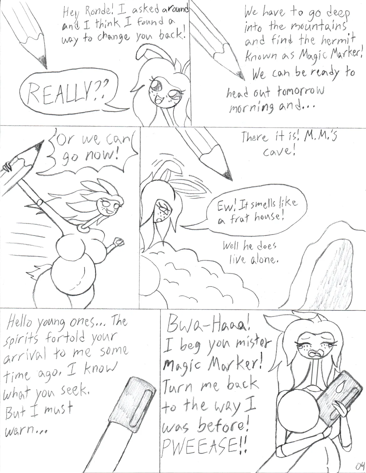 Ronde Pheromosa   Sketch Comic page 5 full