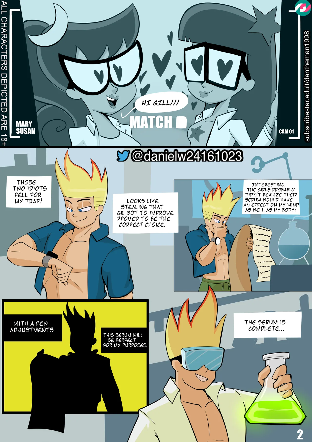 Johnny Test and the Puberty Potion Ch.2 page 3 full