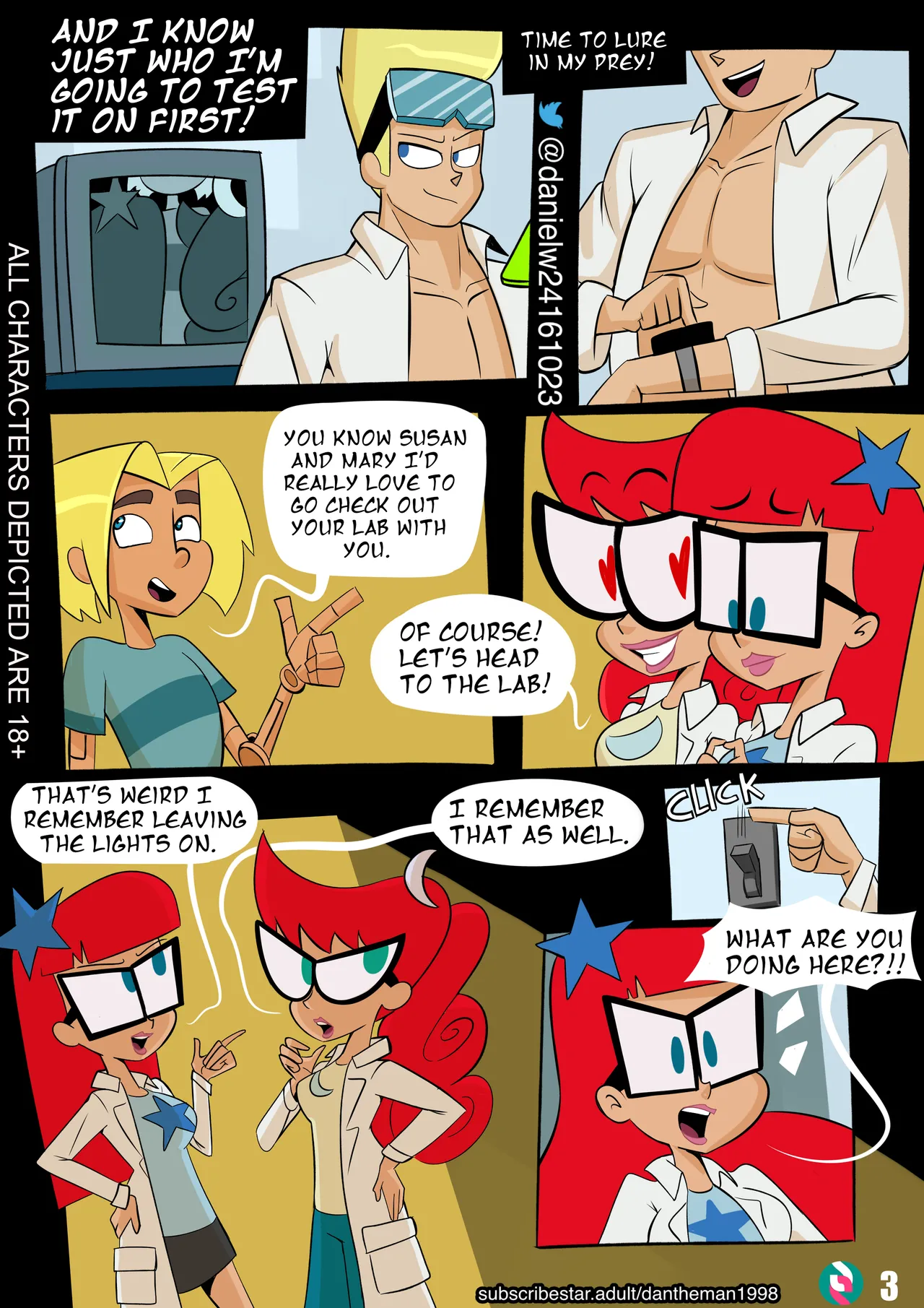 Johnny Test and the Puberty Potion Ch.2 page 4 full