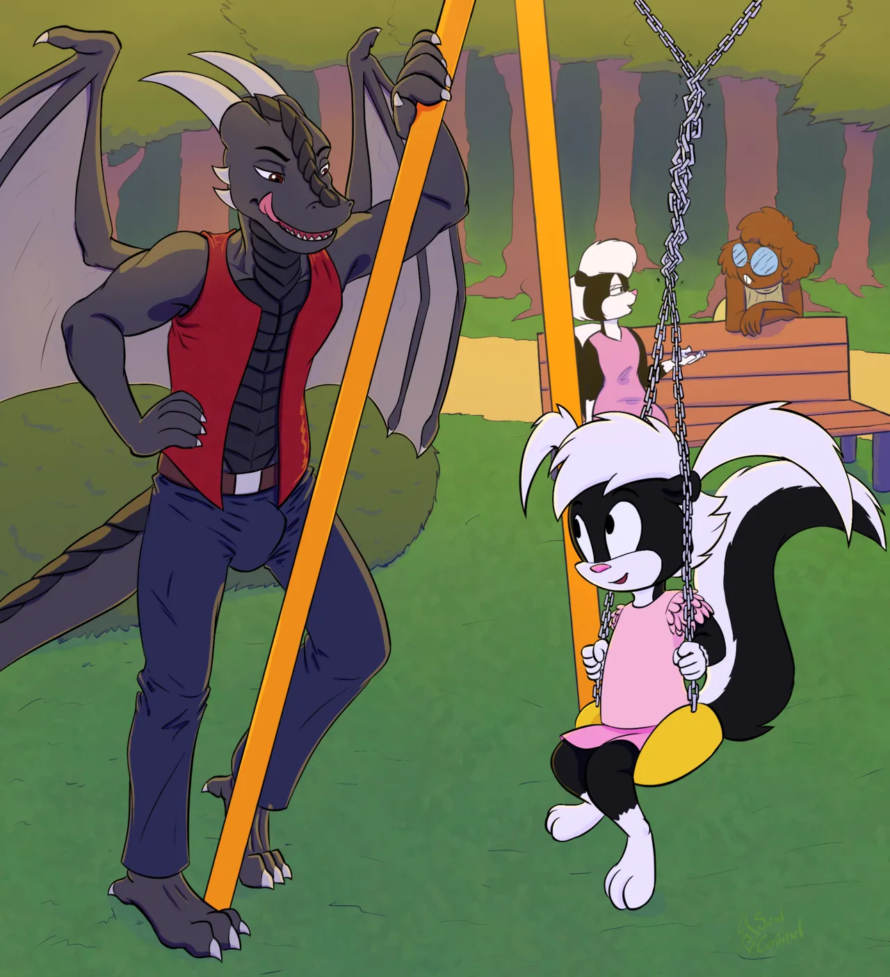 Garrett and the Skunk page 1 full