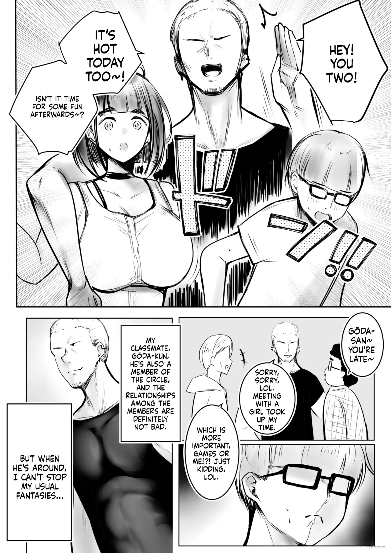 Hosoi-kun no Kanojo, Netorase OK datte yo page 7 full