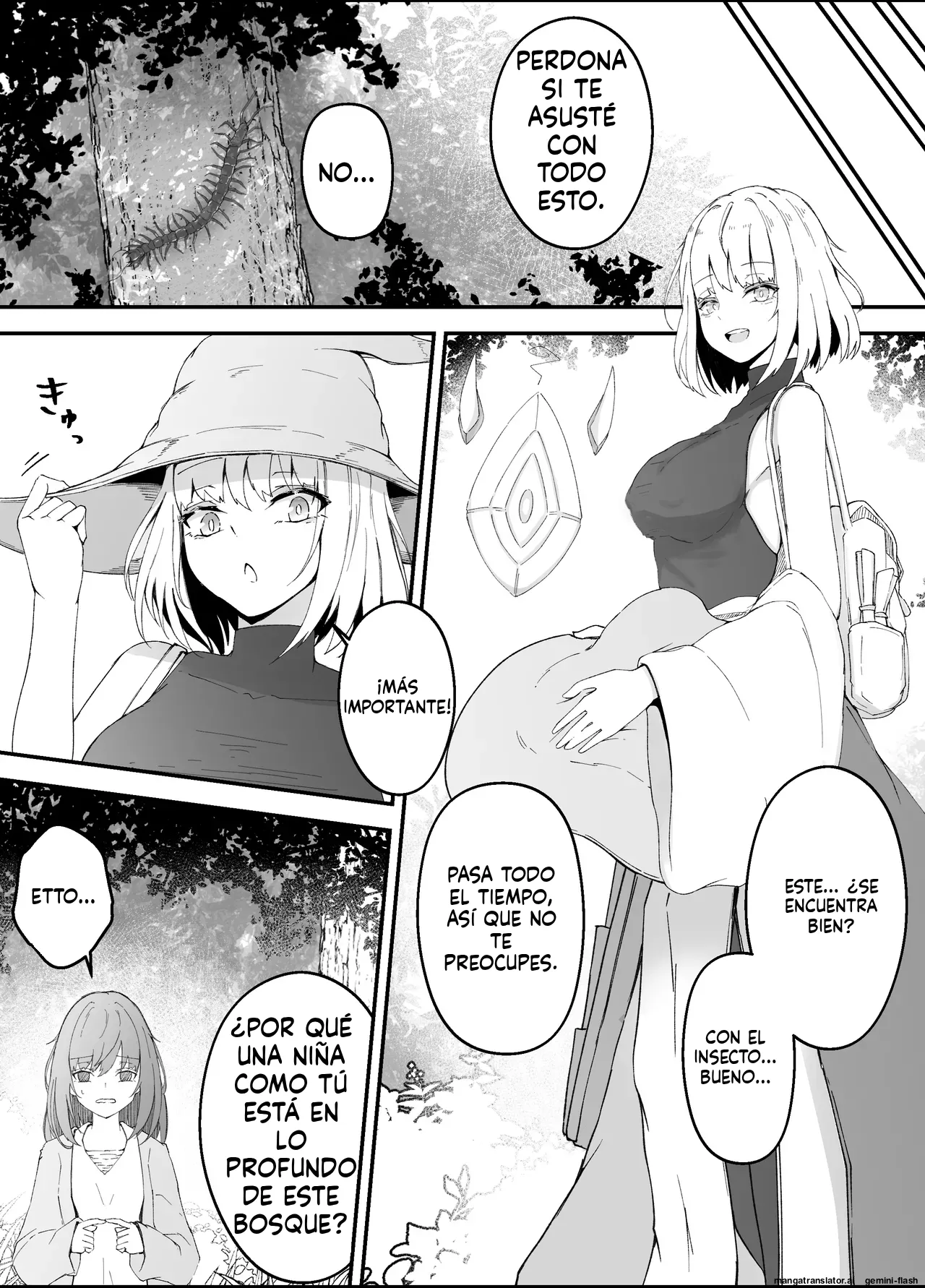 Onna Mahoutsukai-san Mushikan Hanashi 3  MTL page 10 full