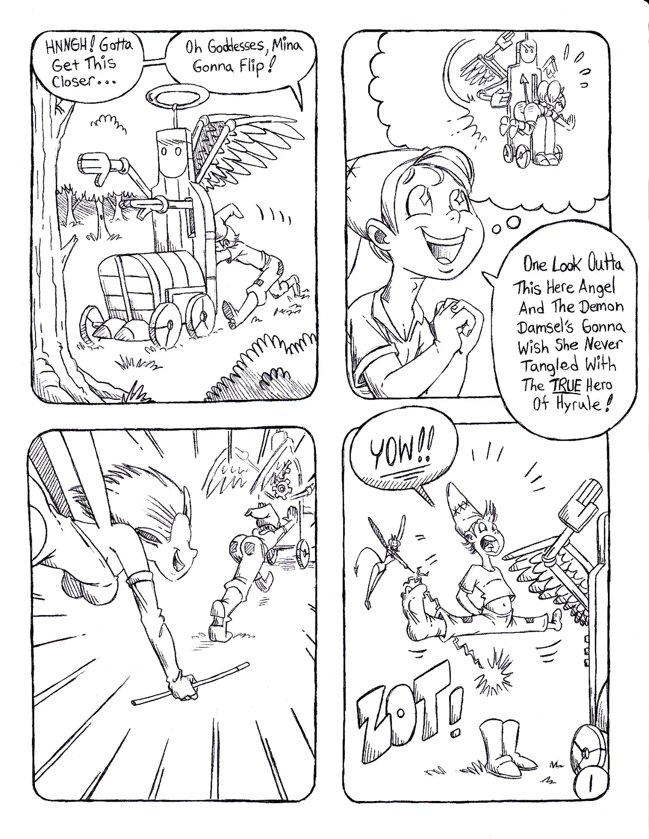 Pixie Attack page 1 full