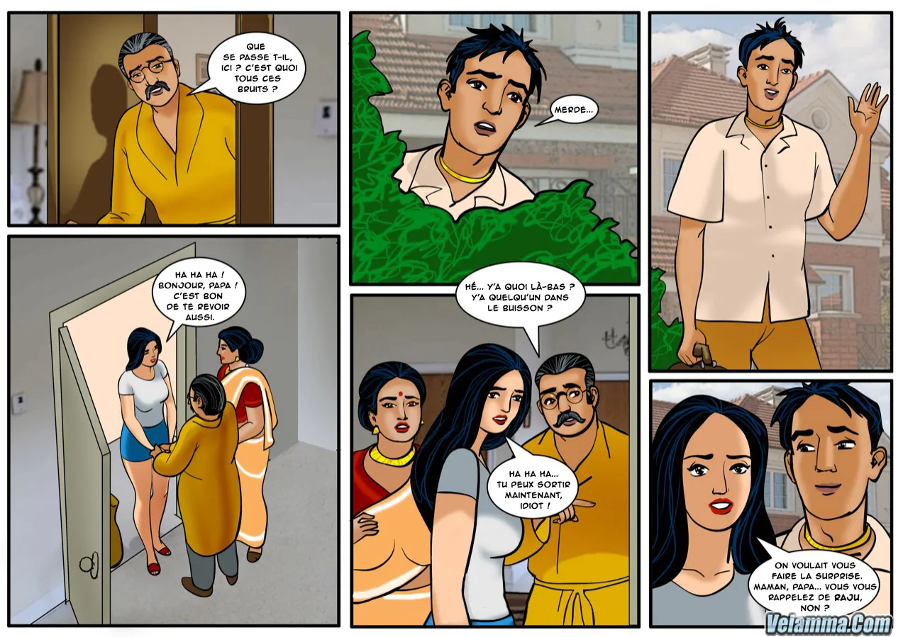 Velamma - 050 - Veena jouit à domicile page 3 full