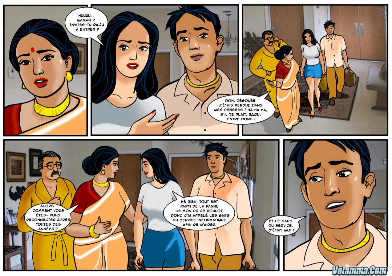 Velamma - 050 - Veena jouit à domicile page 5 full