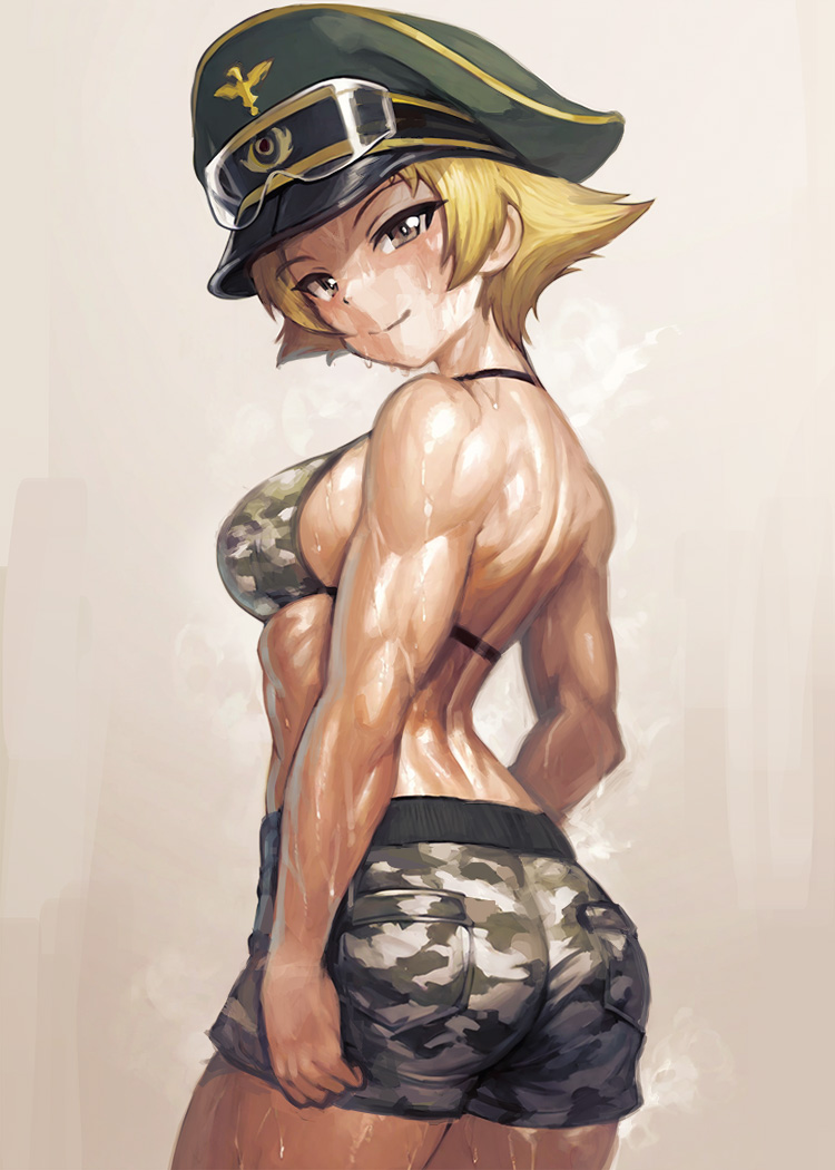 Girls und Panzer characters are muscular women page 8 full