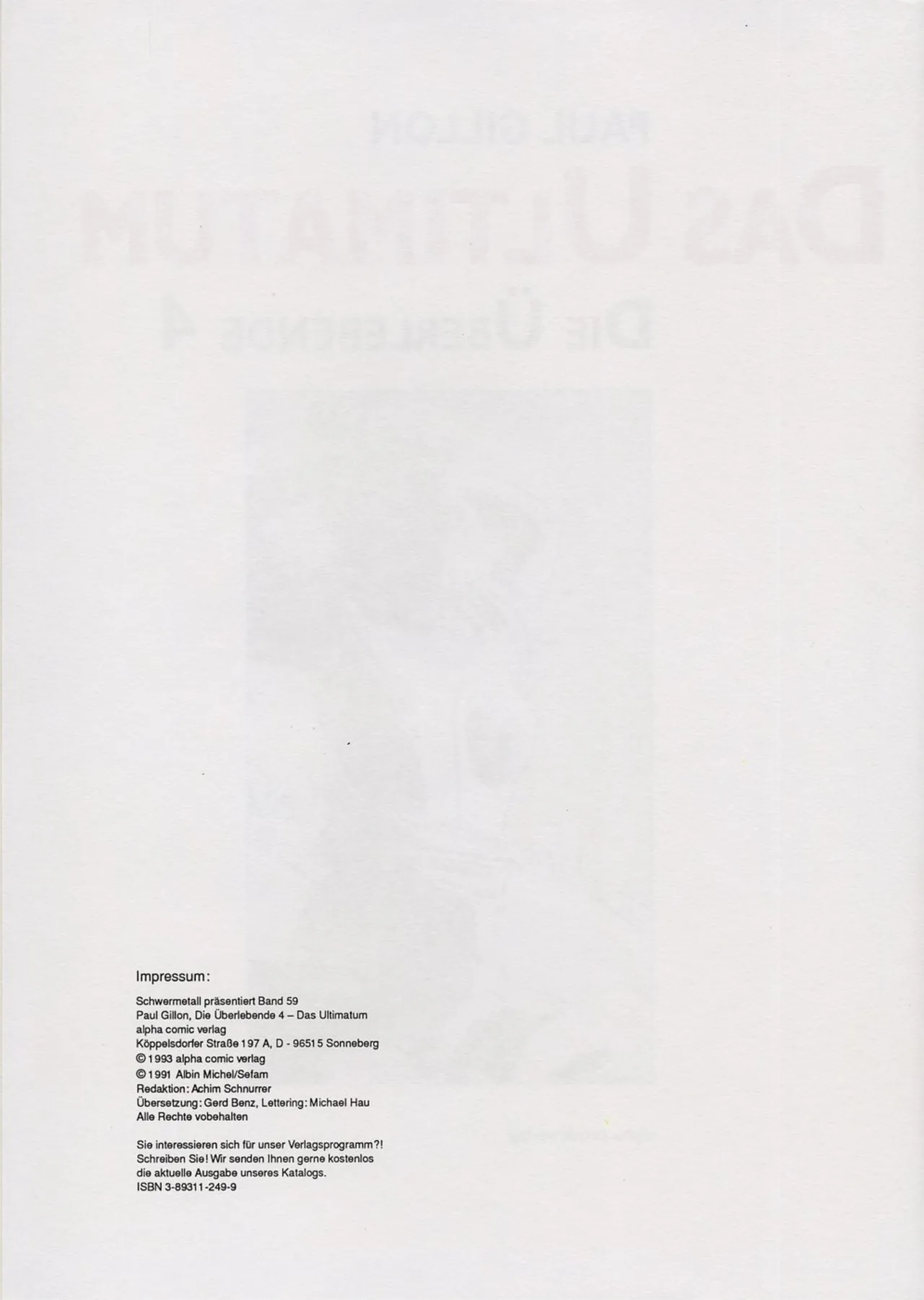 Die Überlebende #04: Das Ultimatum page 3 full