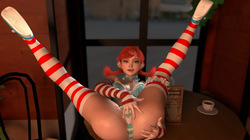 Wendy Spreading Her Legs