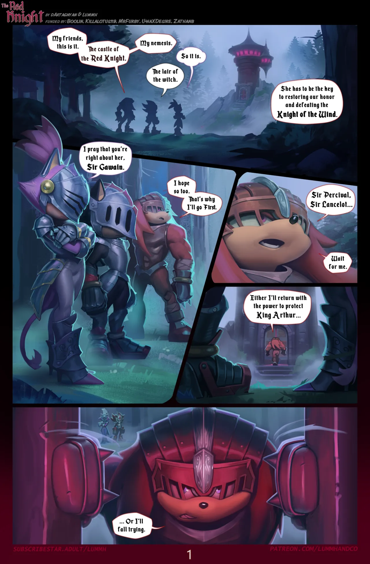 The Red Knight page 2 full