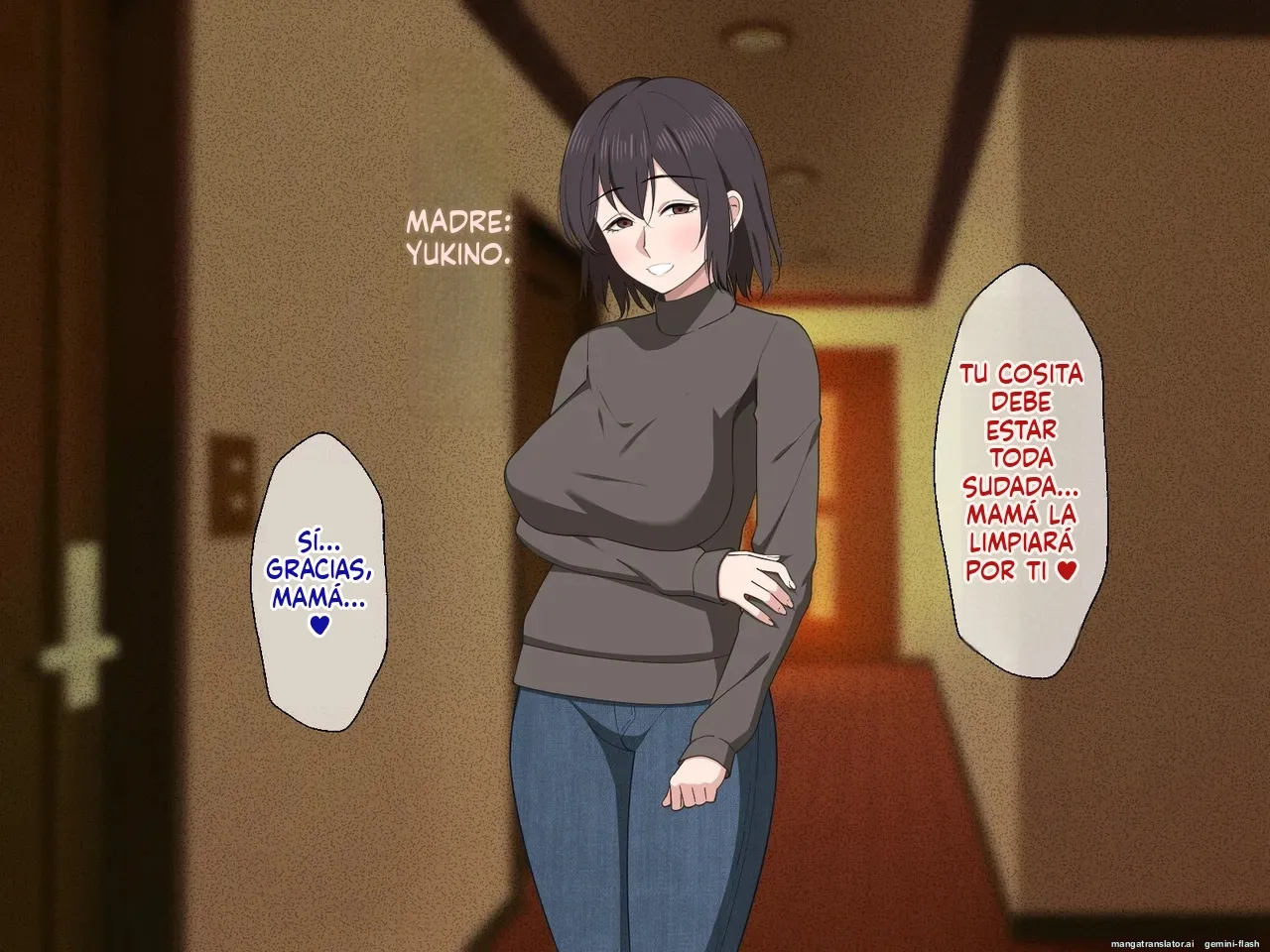 Ai ga Omosugiru Mama to Nikuyoku ni Oboreru Hanashi  MTL page 9 full