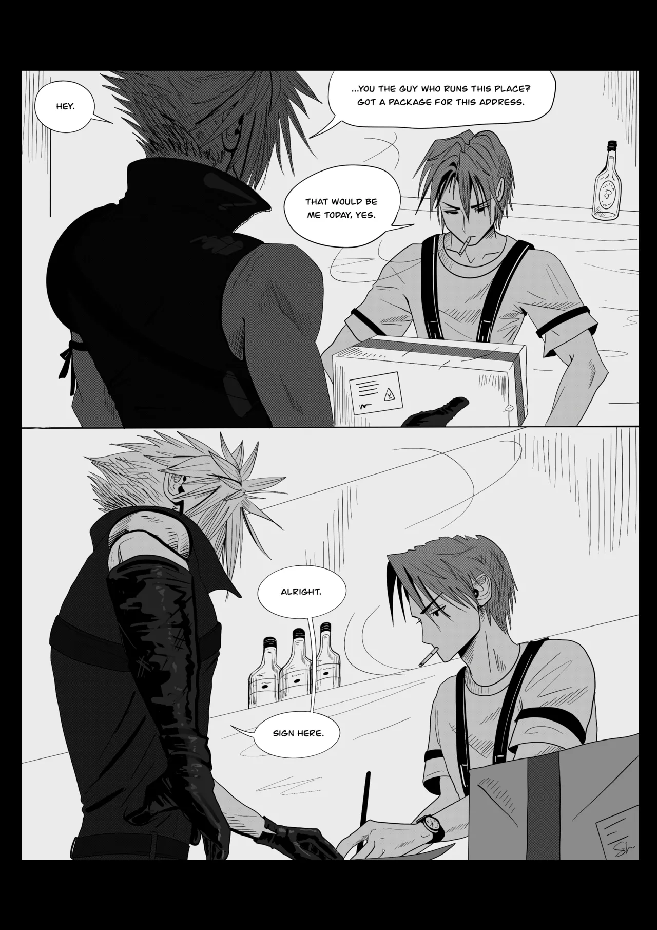 Cloud x Tifa comic - Post-ACC ch.1-2 page 5 full