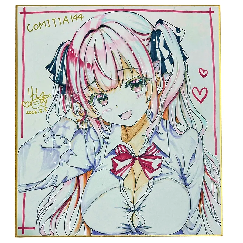 手描き色紙オリジナルアナログイラスト集 page 3 full