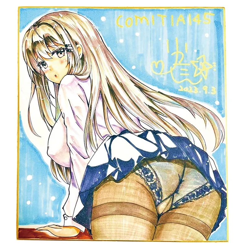 手描き色紙オリジナルアナログイラスト集 page 5 full