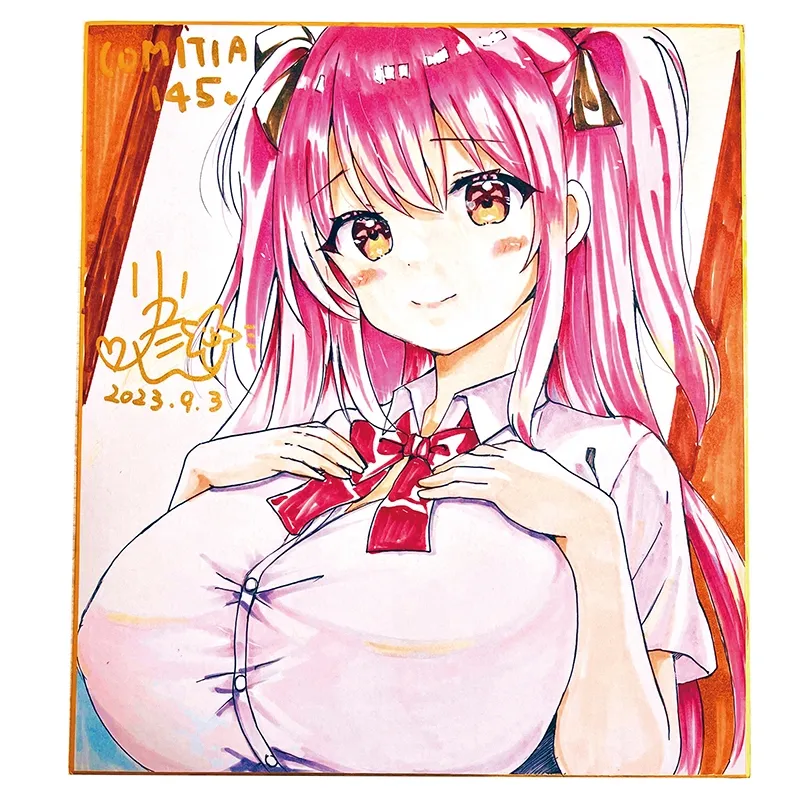 手描き色紙オリジナルアナログイラスト集 page 8 full