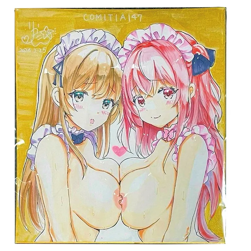 手描き色紙オリジナルアナログイラスト集 page 9 full