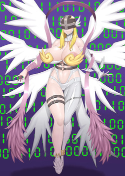 エンジェウーモンとおじさん