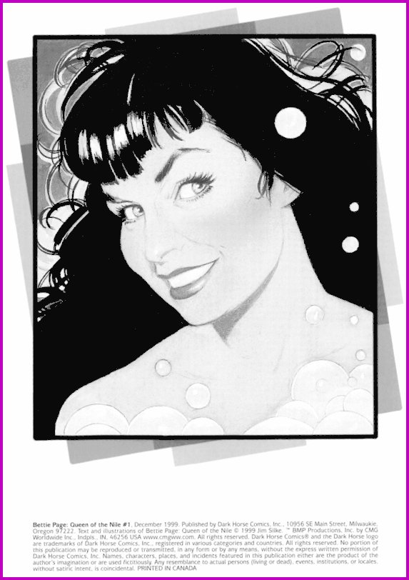 Bettie Page - Queen Of The Nile #1 page 2 full