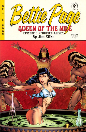 Bettie Page - Queen Of The Nile #1 cover