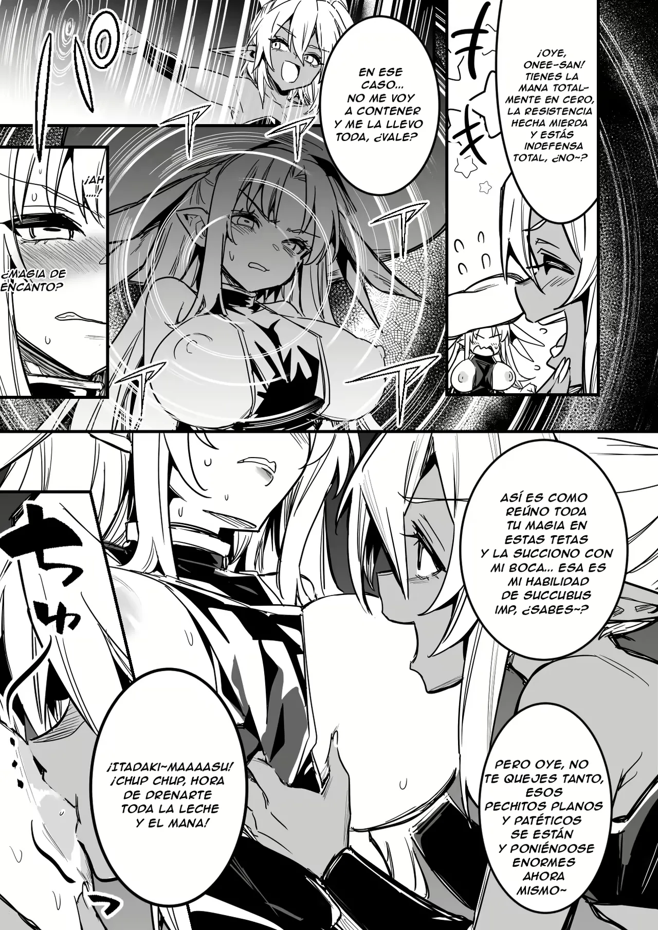 Monzetsu!! Yuri Ecchi Energy Drain Taiketsu!! Kyuunyuu Impu-chan vs Uranaishi-chan page 3 full