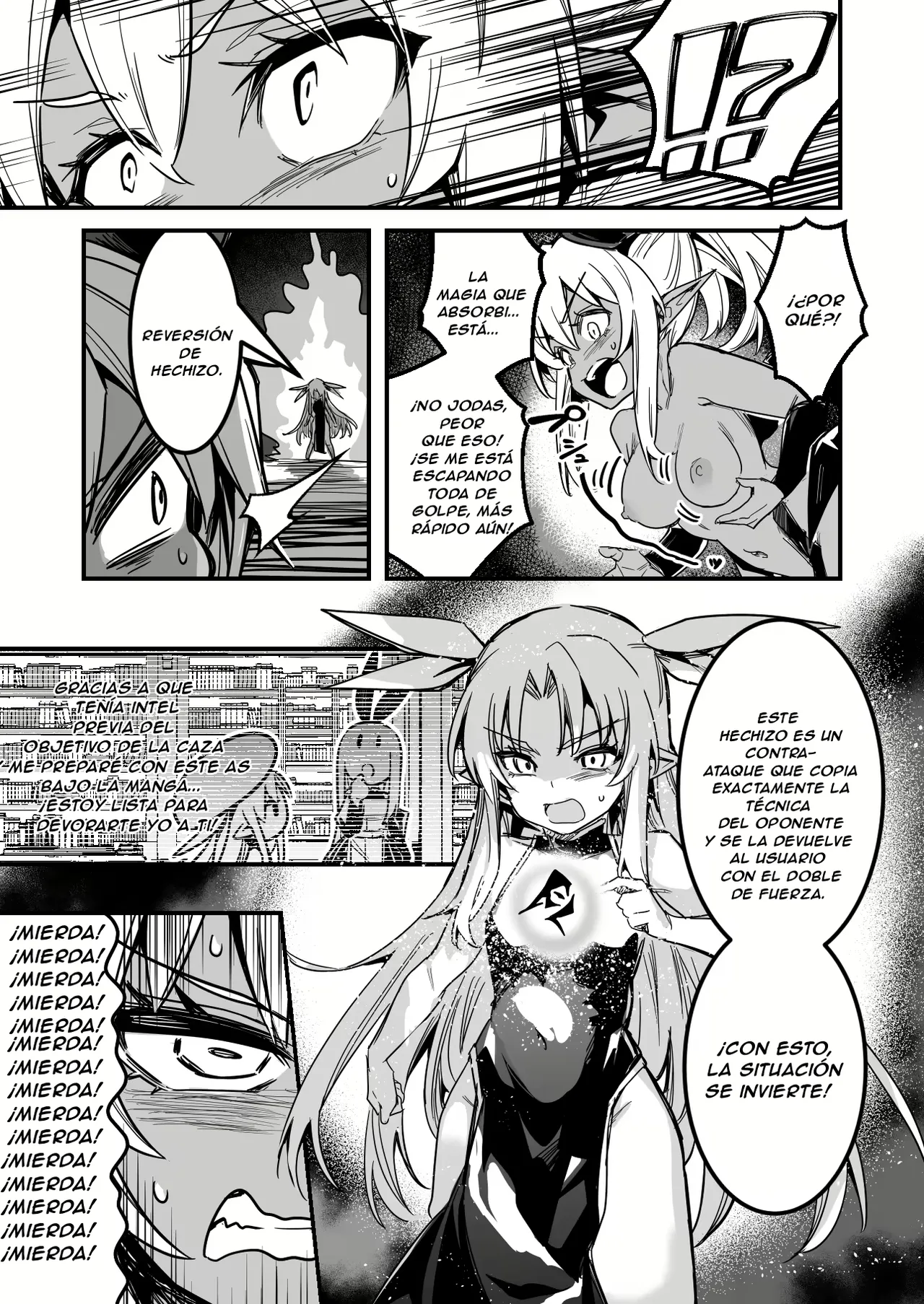Monzetsu!! Yuri Ecchi Energy Drain Taiketsu!! Kyuunyuu Impu-chan vs Uranaishi-chan page 5 full
