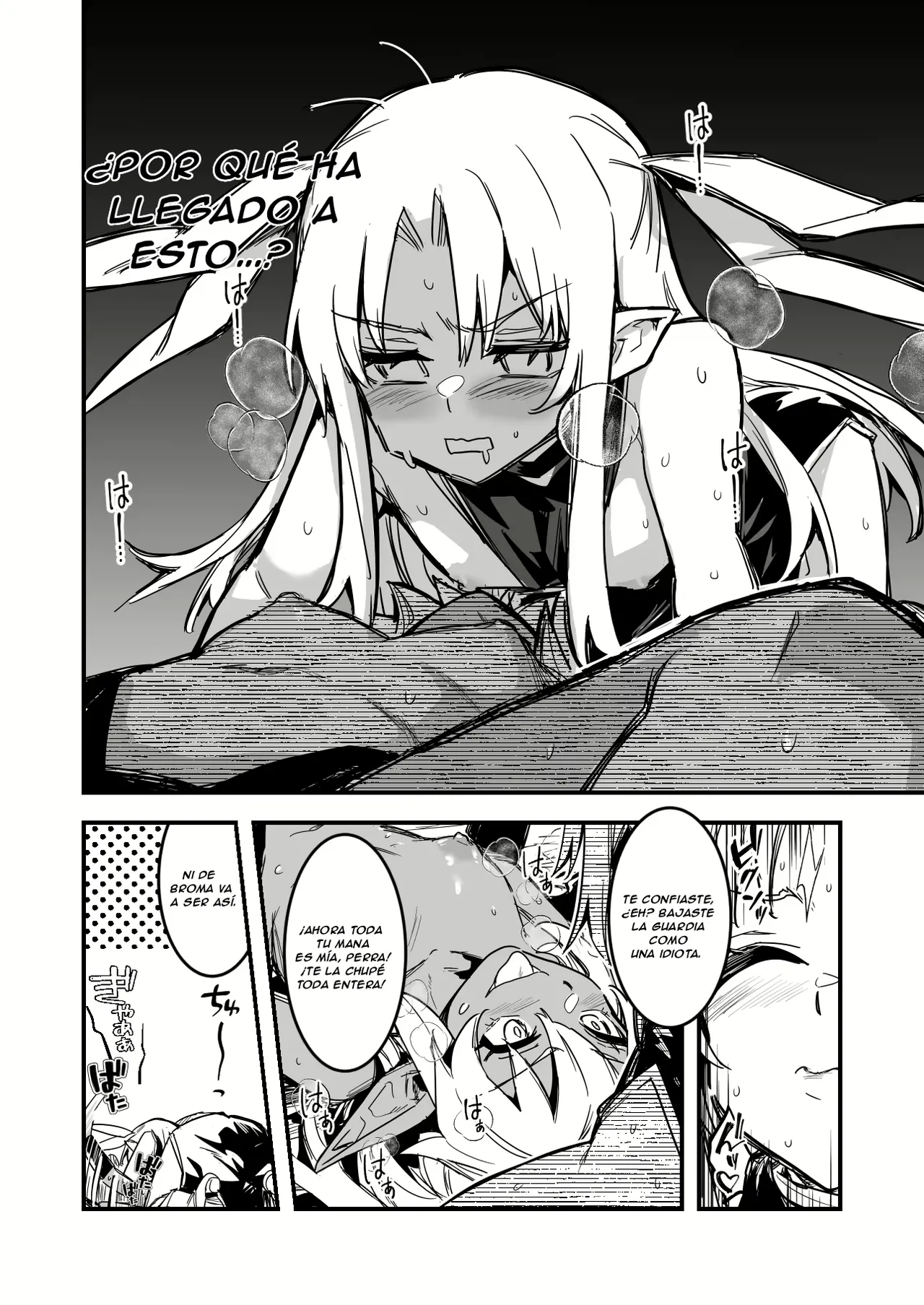Monzetsu!! Yuri Ecchi Energy Drain Taiketsu!! Kyuunyuu Impu-chan vs Uranaishi-chan page 8 full