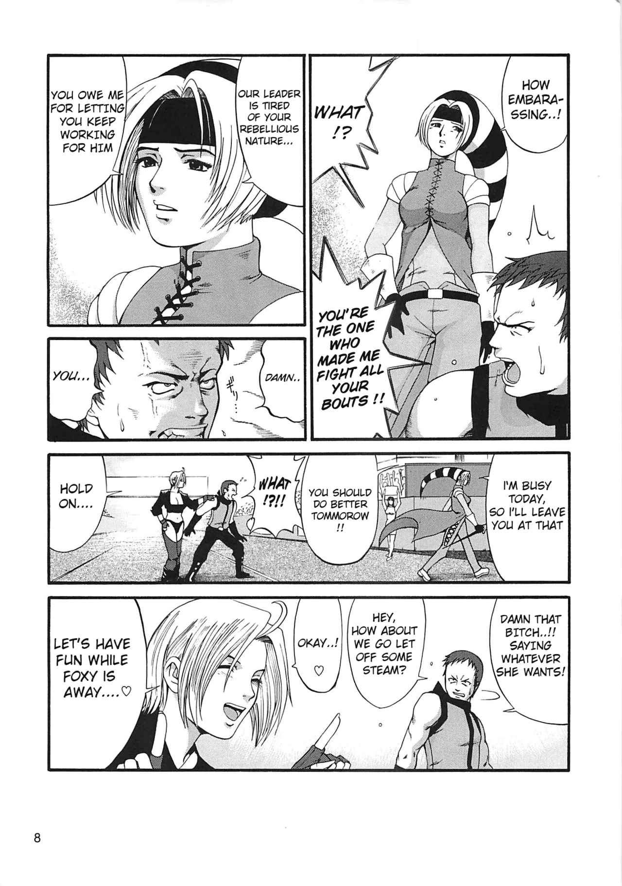 King of Fighters - The Athena &amp; Friends 2001 page 8 full