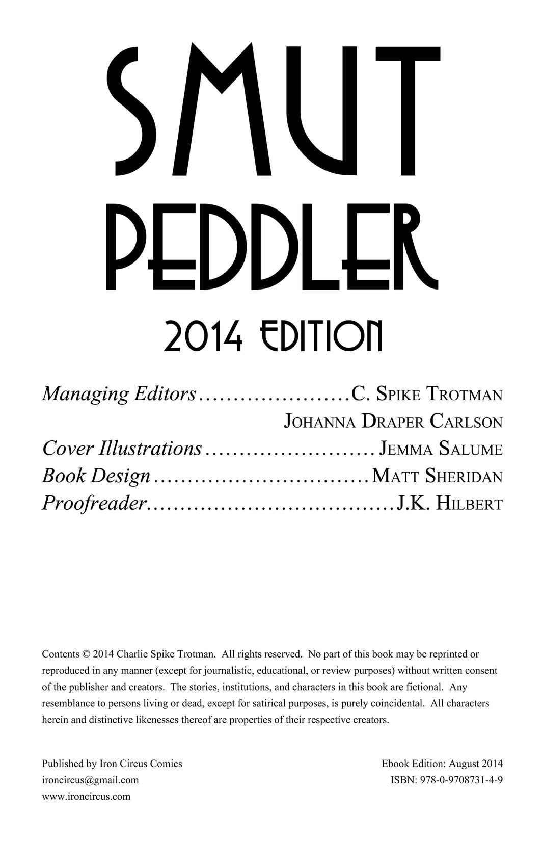 Smut Peddler Volume 2 page 2 full