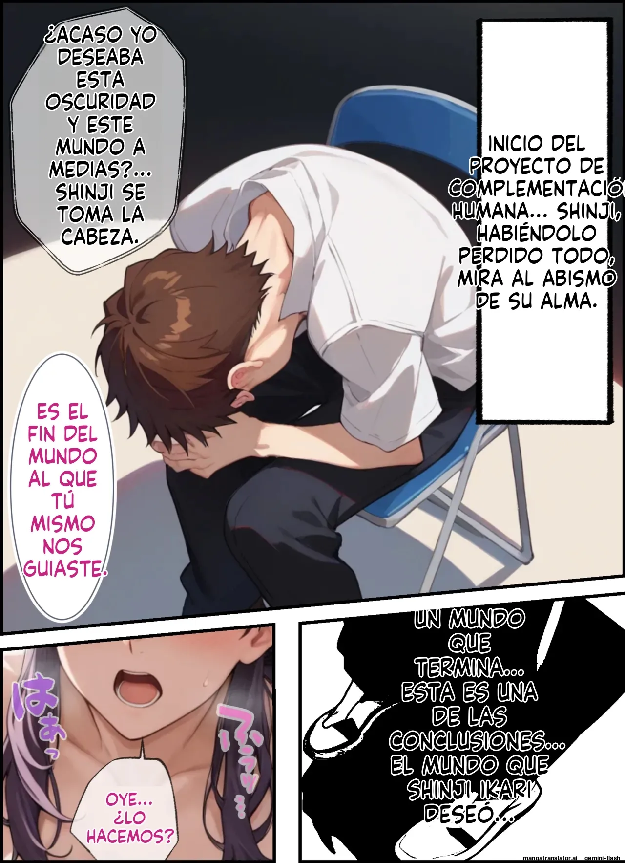 Asuka to Shinji no Icha Love Tanetsuke Sex  MTL page 9 full