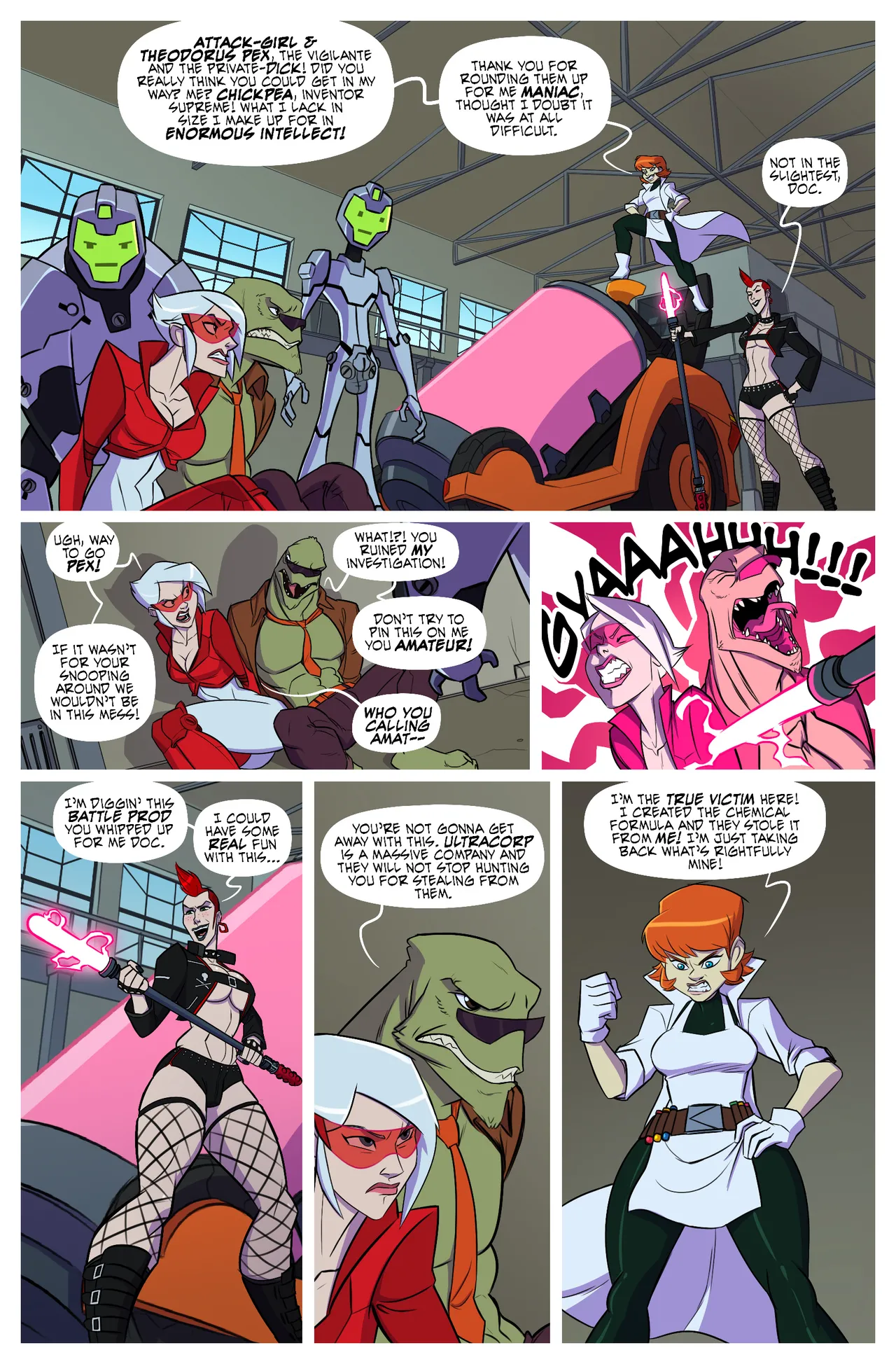 Attack-Girl: Maniac Pixie Dreamdust - stickymon page 4 full