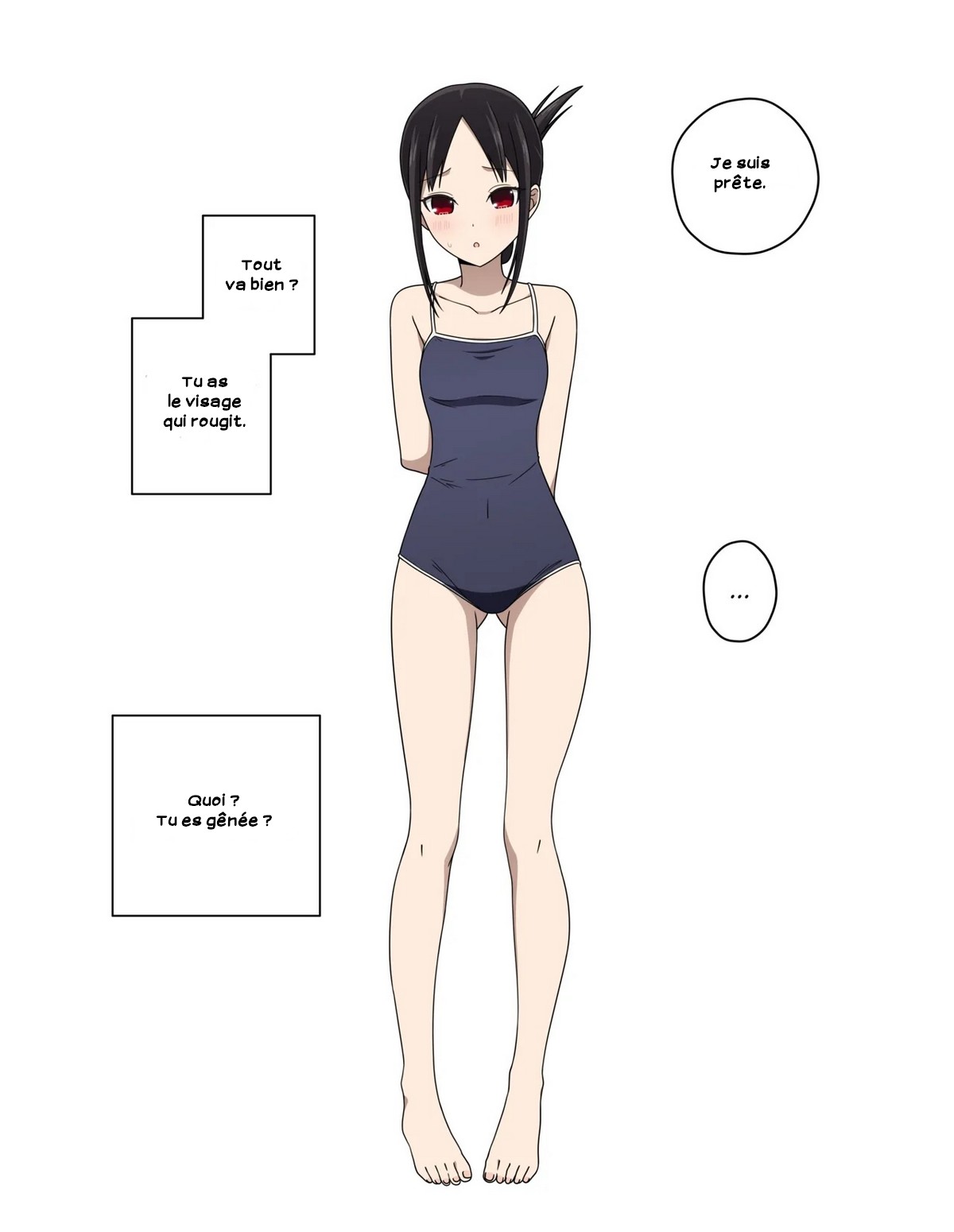 Shinomiya Kaguya's Swimsuit Photo Shoot - Parts 1-3 page 5 full