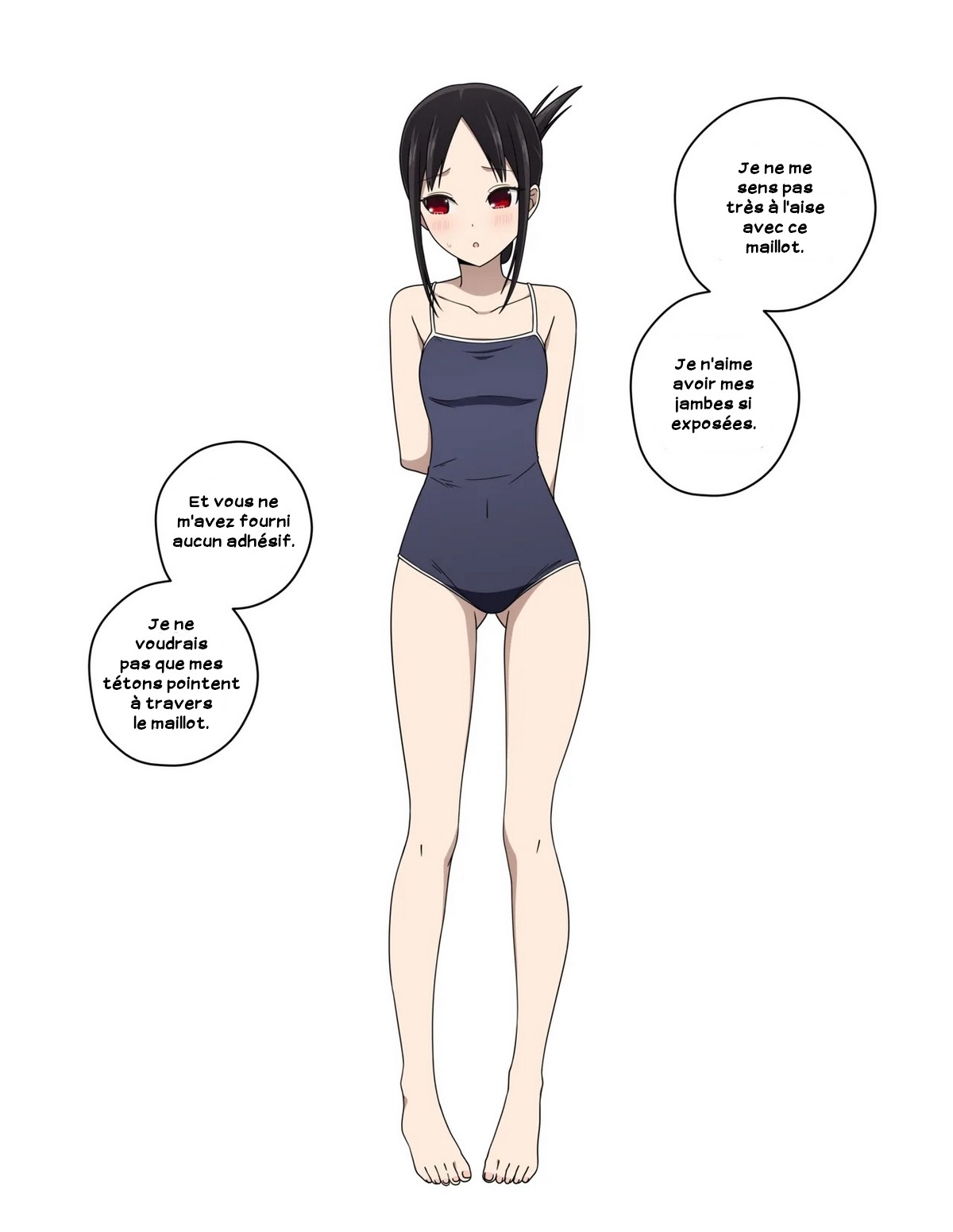 Shinomiya Kaguya's Swimsuit Photo Shoot - Parts 1-3 page 6 full