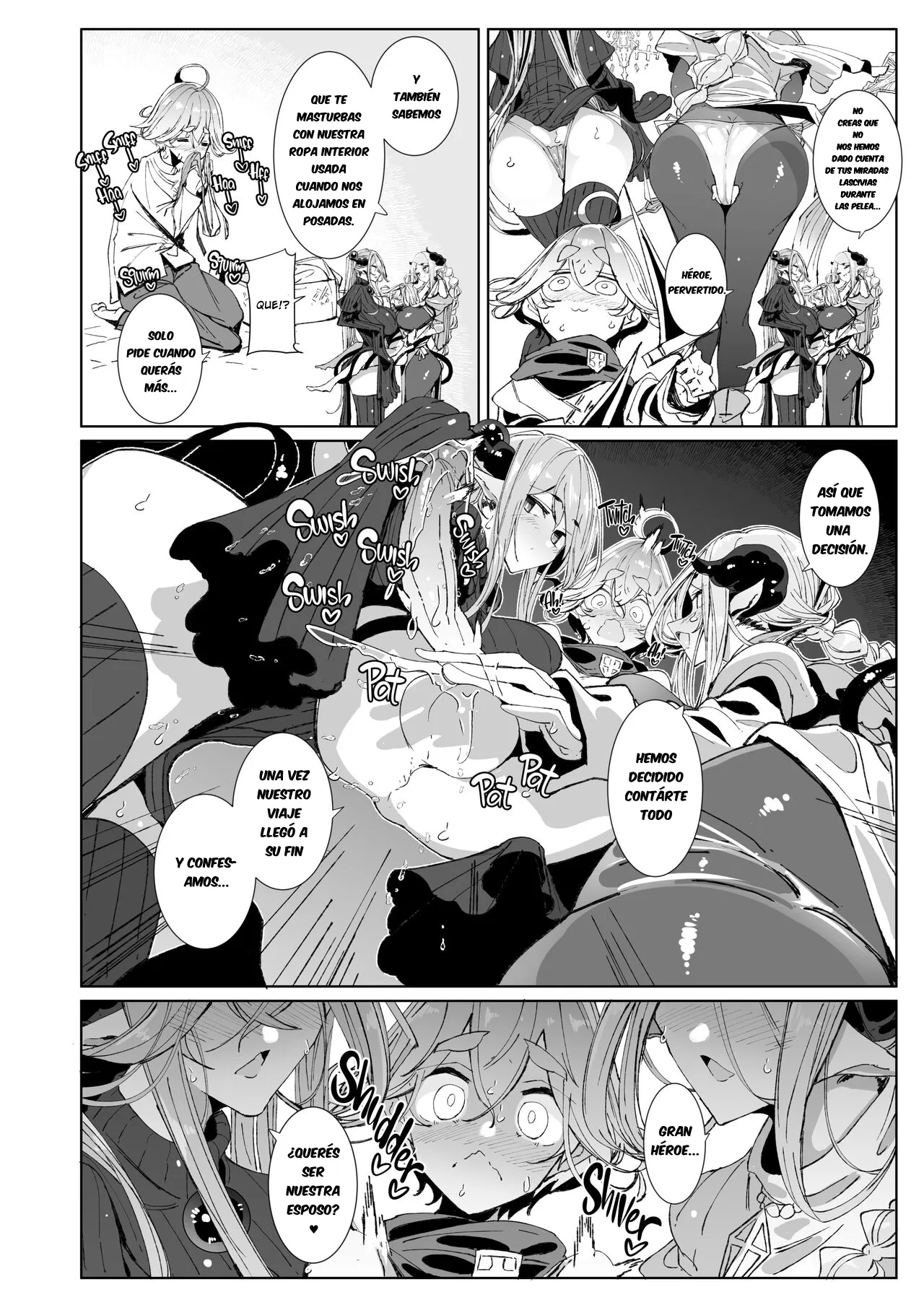 Maou Toubatsu o Oeta Yuusha-kun to Futanari Inma Futari ga Yarukotonante Kimatteru yo ne! |The Demon Lord Is Gone, the World Is at Peace... What Are the Hero and His Futa Succubi Gonna Do!? page 7 full