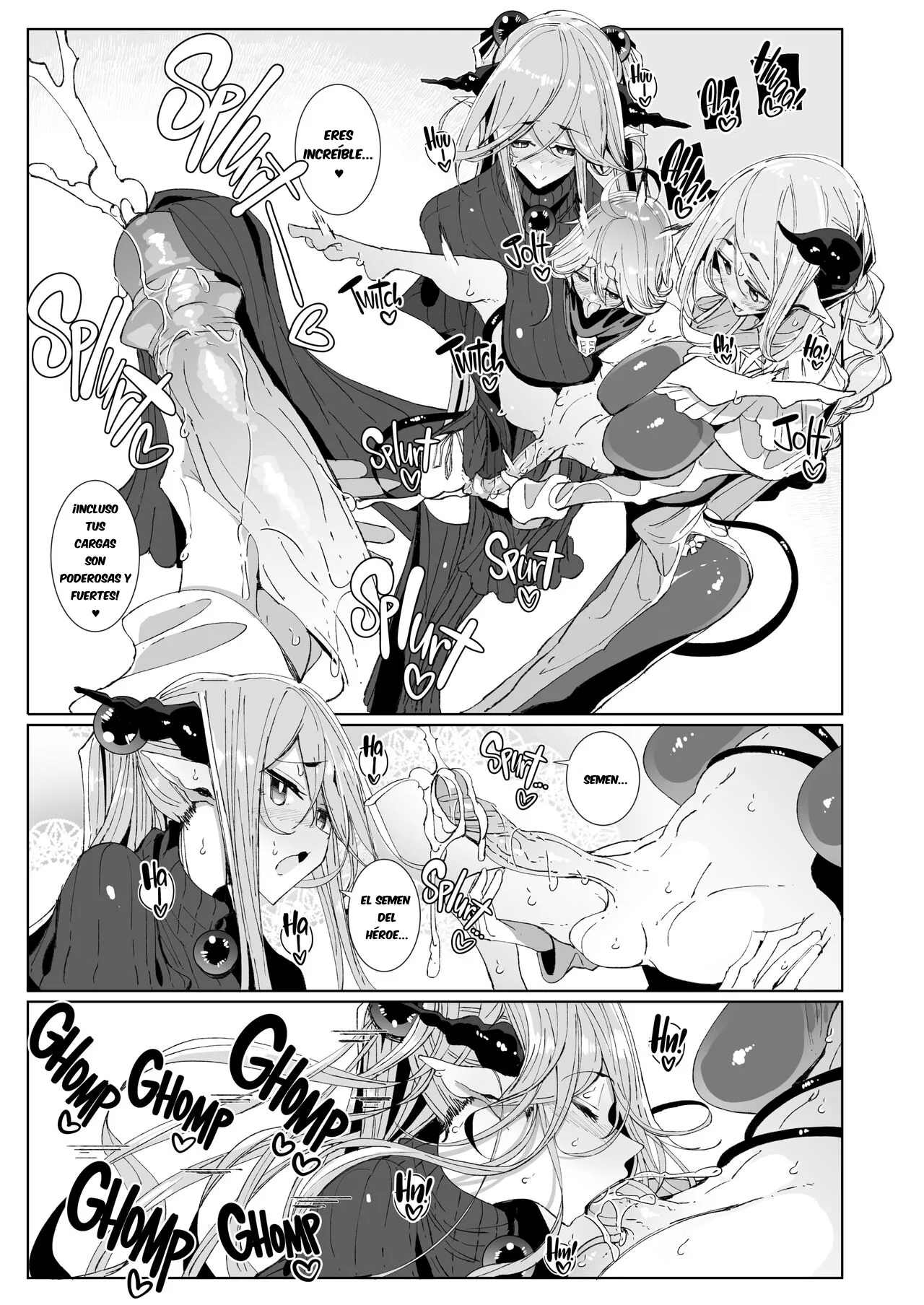 Maou Toubatsu o Oeta Yuusha-kun to Futanari Inma Futari ga Yarukotonante Kimatteru yo ne! |The Demon Lord Is Gone, the World Is at Peace... What Are the Hero and His Futa Succubi Gonna Do!? page 8 full