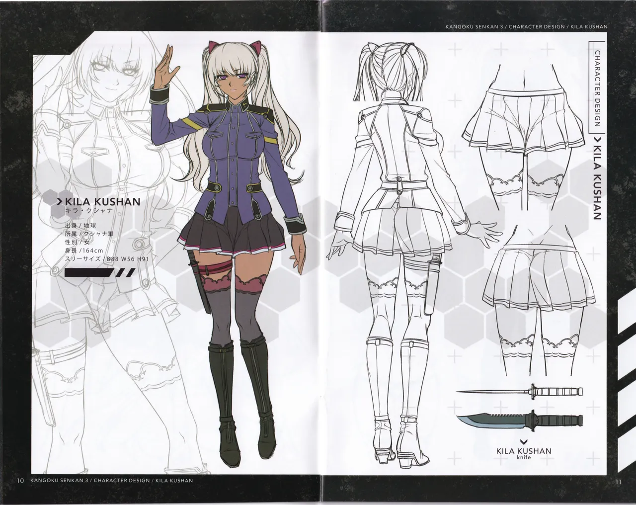 Kangoku Senkan 3 model sheets page 6 full
